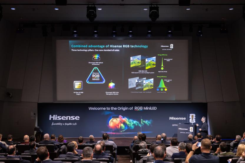 国际足联官宣：海信RGB-Mini LED技术将入驻2026世界杯视频裁判中心