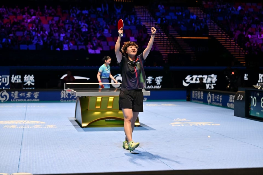 澳门世界杯｜“中日对决”打成一边倒，国乒女队表现强势，已淘汰三任日本一姐