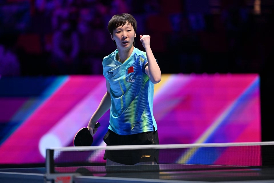 澳门世界杯｜“中日对决”打成一边倒，国乒女队表现强势，已淘汰三任日本一姐