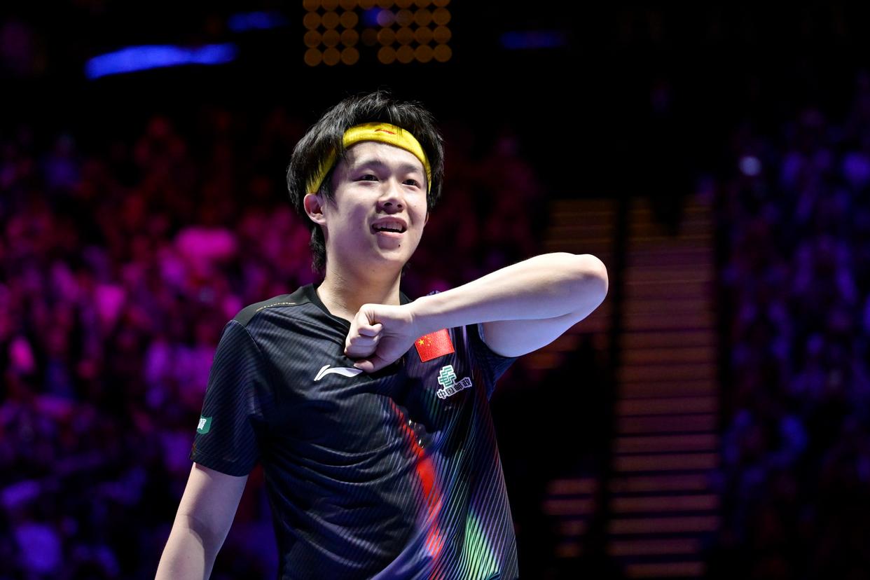 乒乓球世界杯：王楚钦晋级男单四强